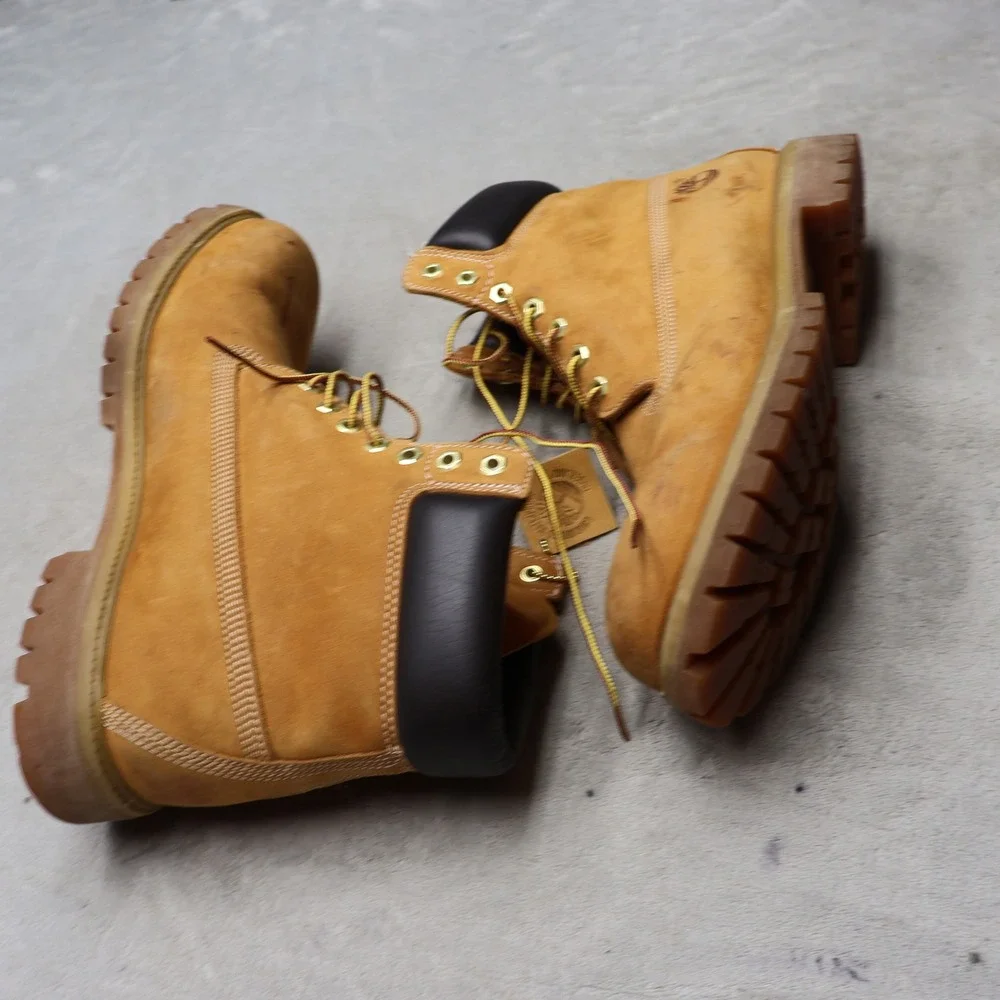 Timberland Men 13M Combat Boot Premium Waterproof Leather Classic Workwear 10061